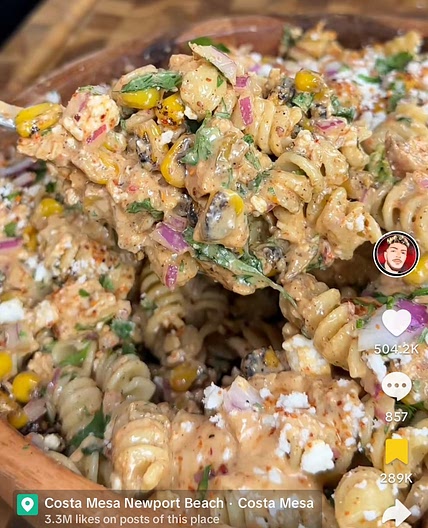 Elote Pasta