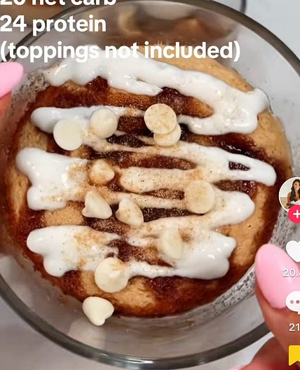 Cinnamon Roll Pancake Bowls