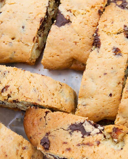 Chocolate Orange Biscotti with Almonds Recipe