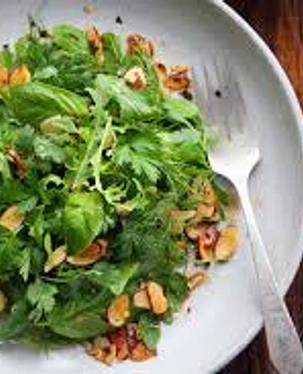 Perfectly Dressed Herb Salad