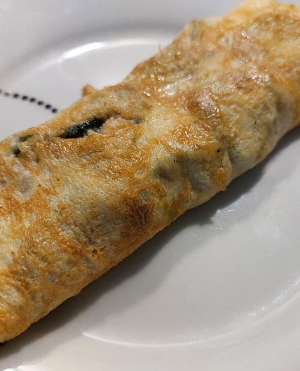 Omelette - Zucchini and Gorgonzola