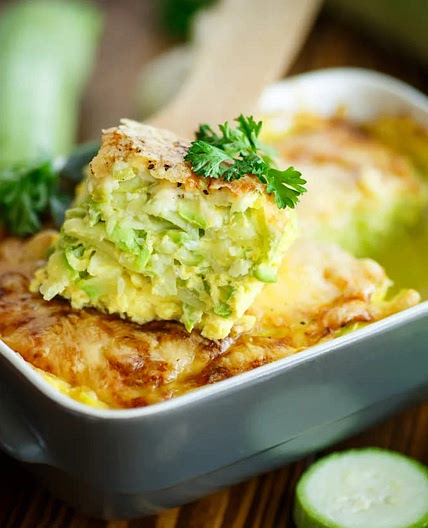 Baby Marrow (Courgette) Kugel 