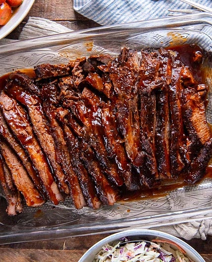 Brisket in BBQ sauce 