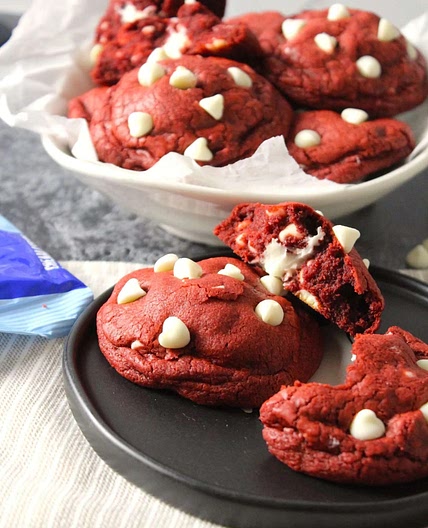 Red velvet koekjes