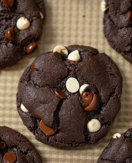 Triple chocolate koekjes
