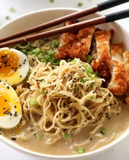Miso Ramen with Chicken Katsu