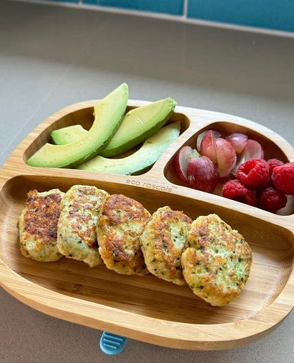 Weaning recipe: chicken and broccoli nuggets