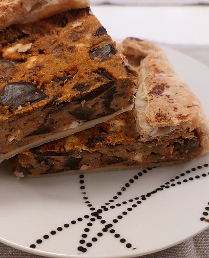 Savory Pie - Eggplants and feta
