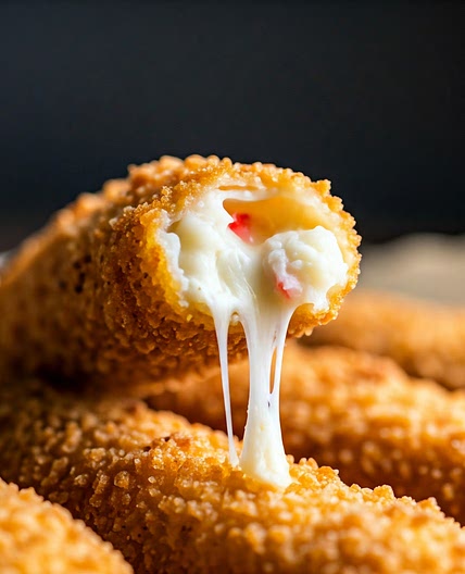 Crab Rangoon Mozzarella Sticks