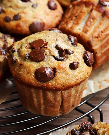 Banana Chocolate Chip Muffins