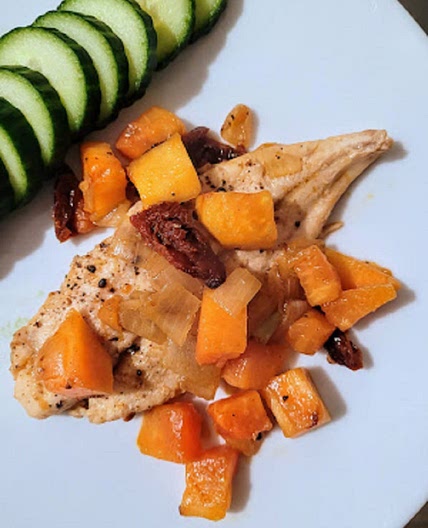 Fish with Fresh Papaya