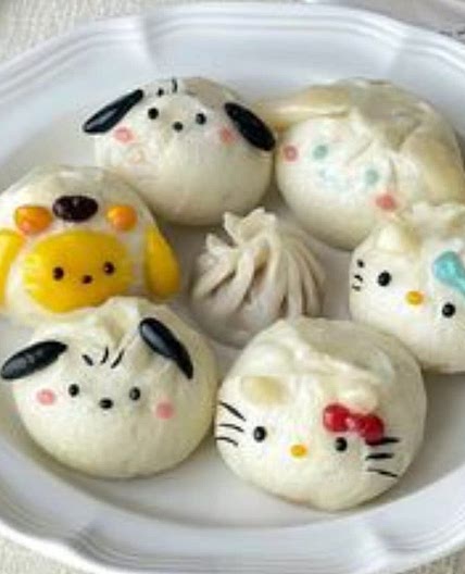 Sanrio pork fried dumplings