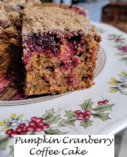 Pumpkin Cranberry Coffee Cake