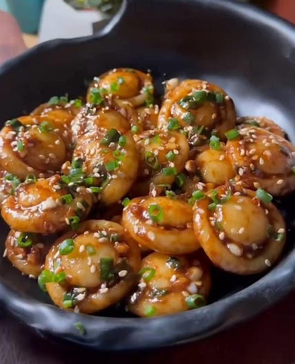 Korean chilli garlic potato