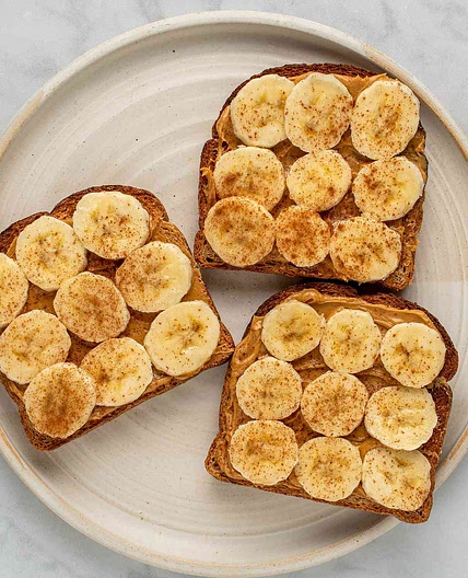 Peanut Butter and Banana Toast