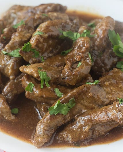Quick Beef in Gravy Recipe