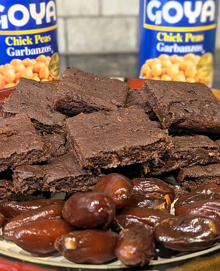 Chickpea Date Brownies