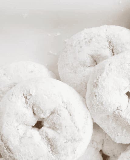Air Fryer Donuts with Powdered Sugar Recipe