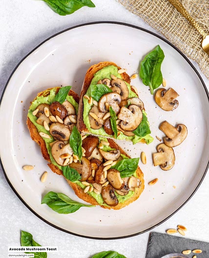 Avocado Mushroom Toast
