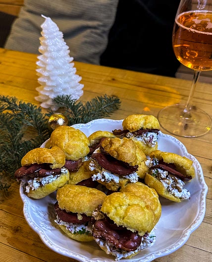 Petits choux salés 