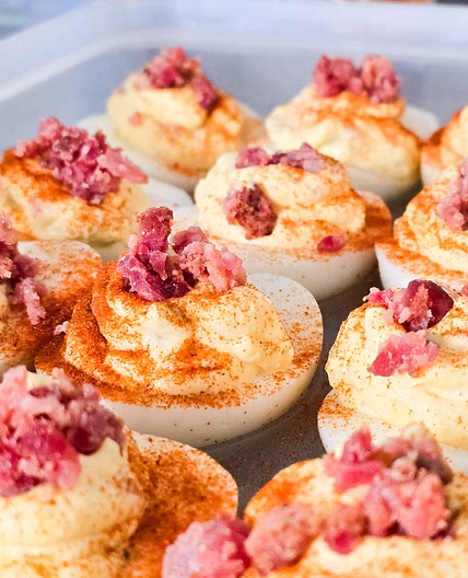 Jalapeno Bacon Devilled Eggs