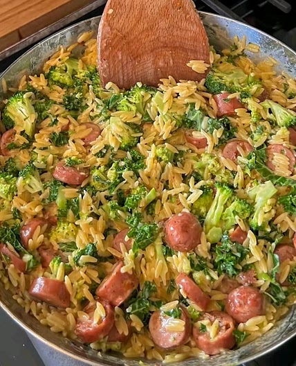 Broccoli Kale Orzo