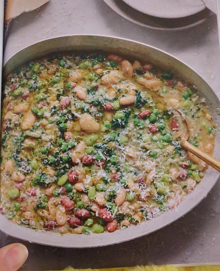 Braised Beans and Greens