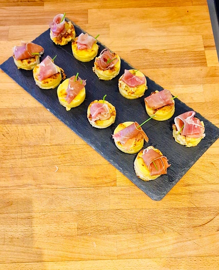 MINI TORTILLAS AU JAMBON DE BAYONNE