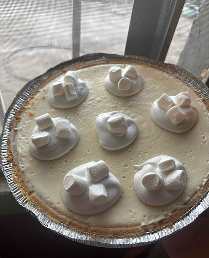 No-Bake Marshmallow Cheesecake 