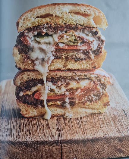 Gefüllter Beef-Burger