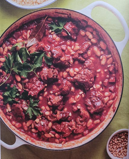 Lamb, White Bean and Chorizo Stew