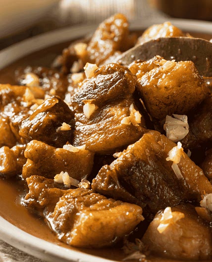Filipino Adobo (Marinated Meat Stew) | DelishGlobe