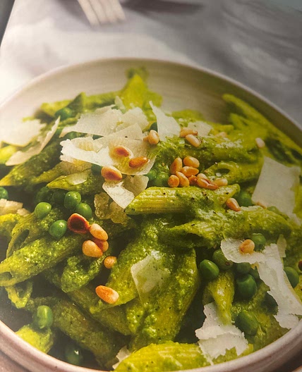Pea Pesto Pasta 