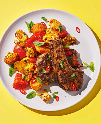 Air Fryer Masala Lamb Chops