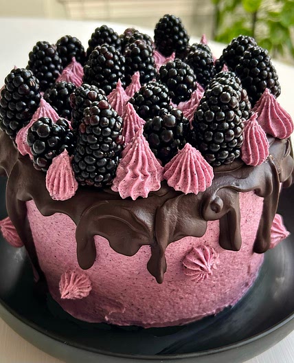 Blackberry Chocolate Cake