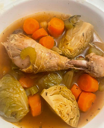 Chicken and vegetable soup