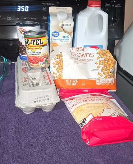 Black Bean & Rotel Breakfast Casserole