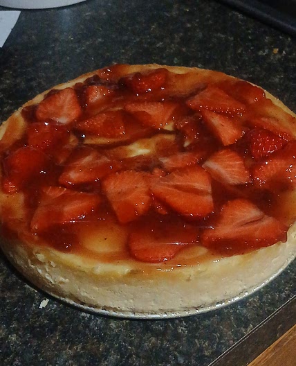 Strawberry Cheesecake with Graham Cracker Crust