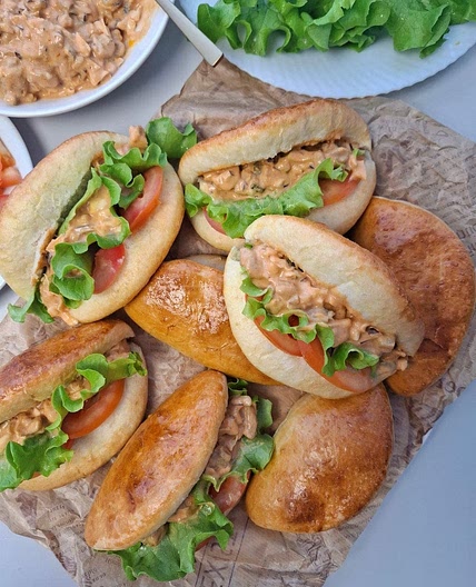 Chicken Pocket Sandwiches