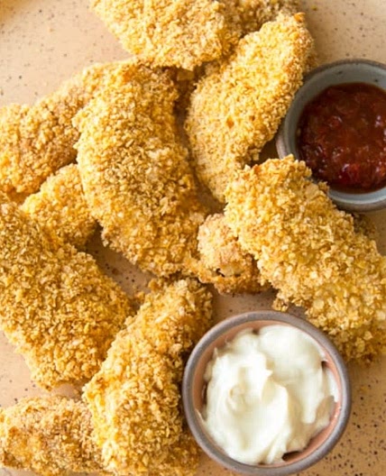 Extra Crispy Gluten-Free Chicken Tenders (Baked)