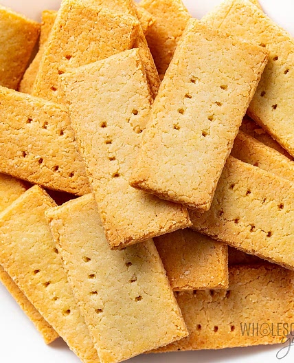 Almond Flour Crackers (2 Ingredients)