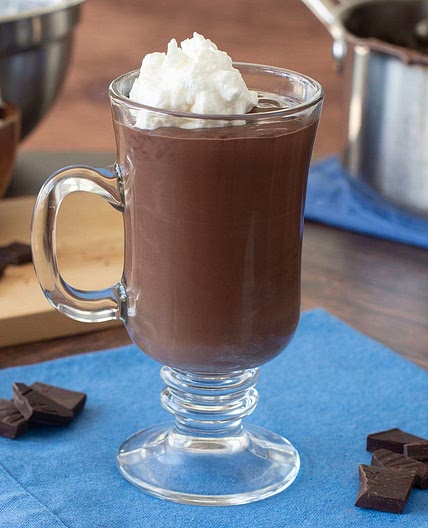 French Hot Chocolate With Homemade Custard
