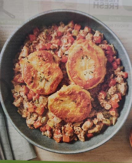 Homestyle Turkey and Bisquit Pot Pie