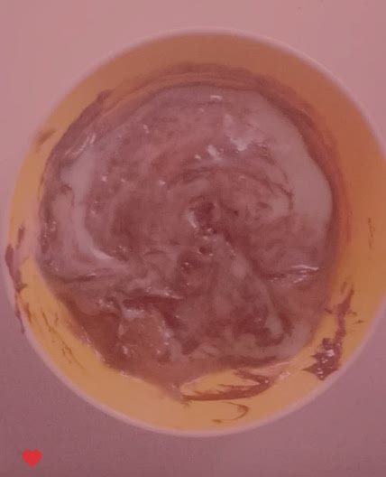 Banana with condensed milk and Nutella