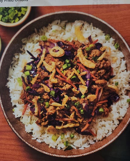 Sweet chili pork & cabbage stir fry