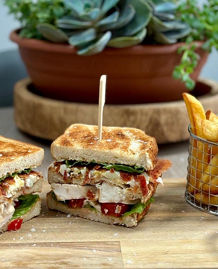 Air Fryer Club Sandwich