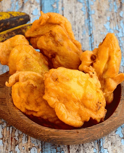 Colombian Fried Plantains with Cheese
