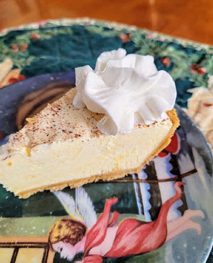 Frozen Eggnog Pie