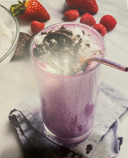 Fruits of the forest milkshake 