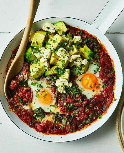 Reduced-Carb Spicy Shakshuka